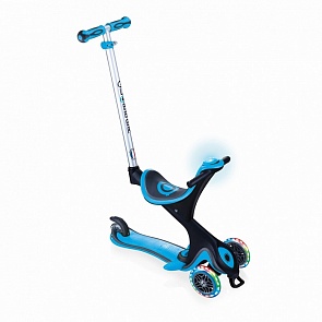 Самокат-трансформер Globber Go Up Comfort Play Lights, голубой (Globber, 463-101 G) Самокат-трансформер Globber Go Up Comfort Play Lights, голубой (Globber, 463-101 G)